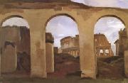 Jean Baptiste Camille  Corot The Colosseum Seen through the Arcades of the Basilica of Constantine (mk05) china oil painting artist
